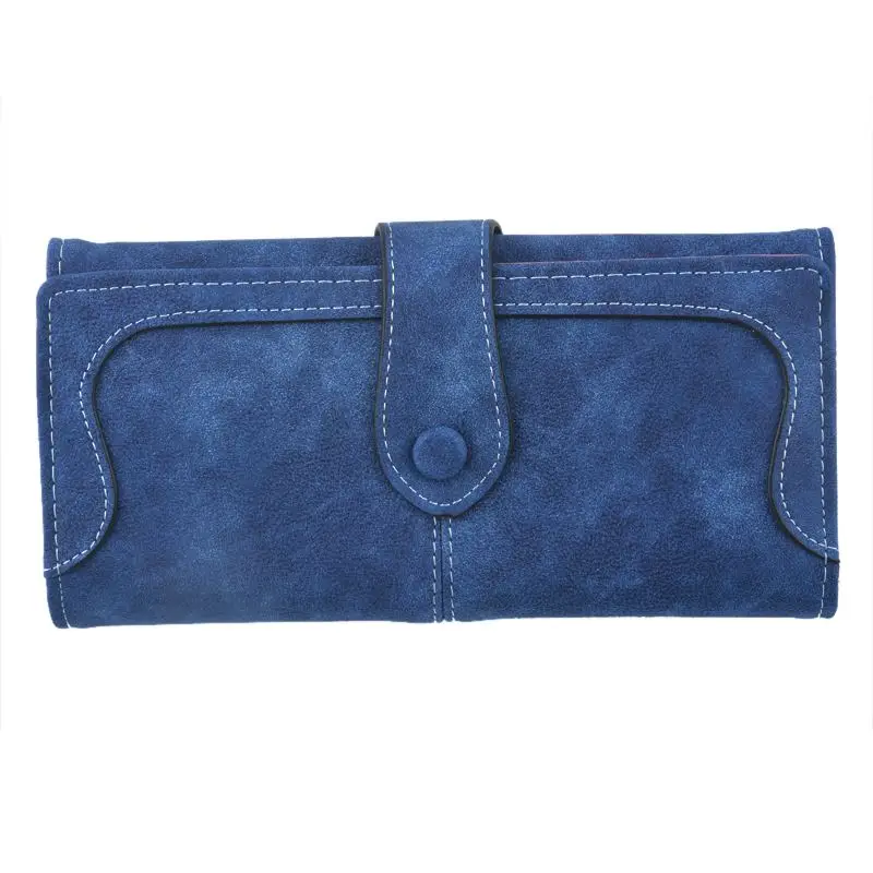 blue LITTHING, модные женские кошельки, длинный стильный многофункциональный кошелек, кошелек из искусственной кожи, женский клатч, держатель для карт Carteira - Цвет: blue