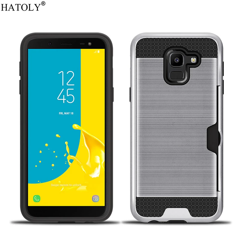 Чехол для Samsung Galaxy J6 защитный силиконовый резиновый жесткий чехол 2018 J600F/DS |