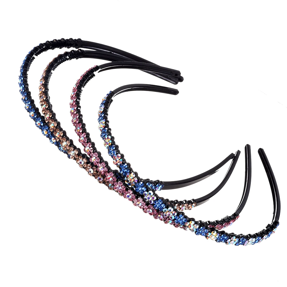 M MISM Новый дизайн девочек модные волосы погремушки головной убор с цветами сливы Глиттер Ринестоун Тиара Аксессуары для женщин Hood on.