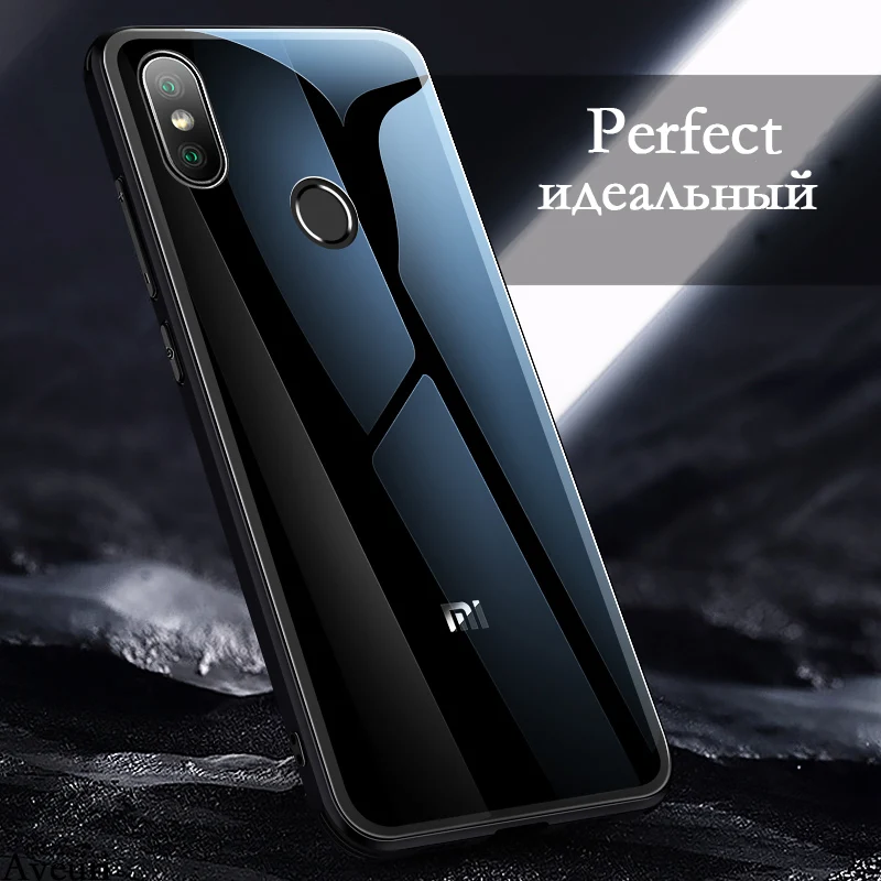 Чехол из закаленного стекла Aveuri 9H для Xiaomi mi 9 8 mi 9 mi 8 8 SE 9 SE Coque Роскошный прозрачный чехол для телефона для Xiaomi mi 8 Pro