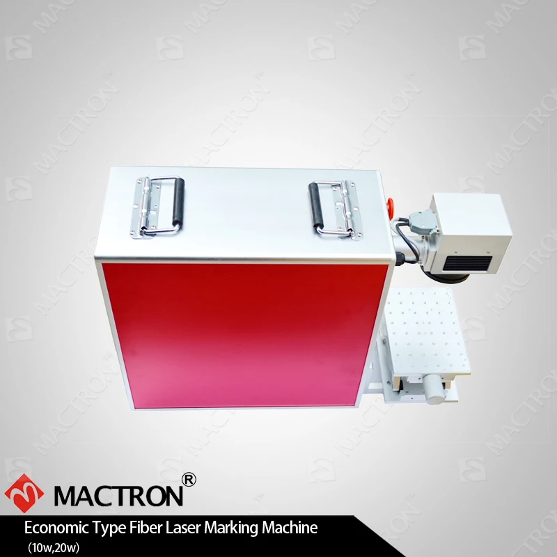 Лазерная волоконная маркировочная машина 20 Вт лазерная гравировка алюминиевая