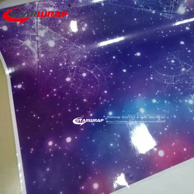 Starwrap Galaxy виниловый автомобильный Стайлинг Граффити стикер звездное небо