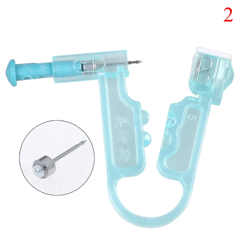 Disposable Healthy Safety Asepsis Nose Ear Studs Piercing Gun Piercer Tool Fashion Body Jewelry Gifts Accessories