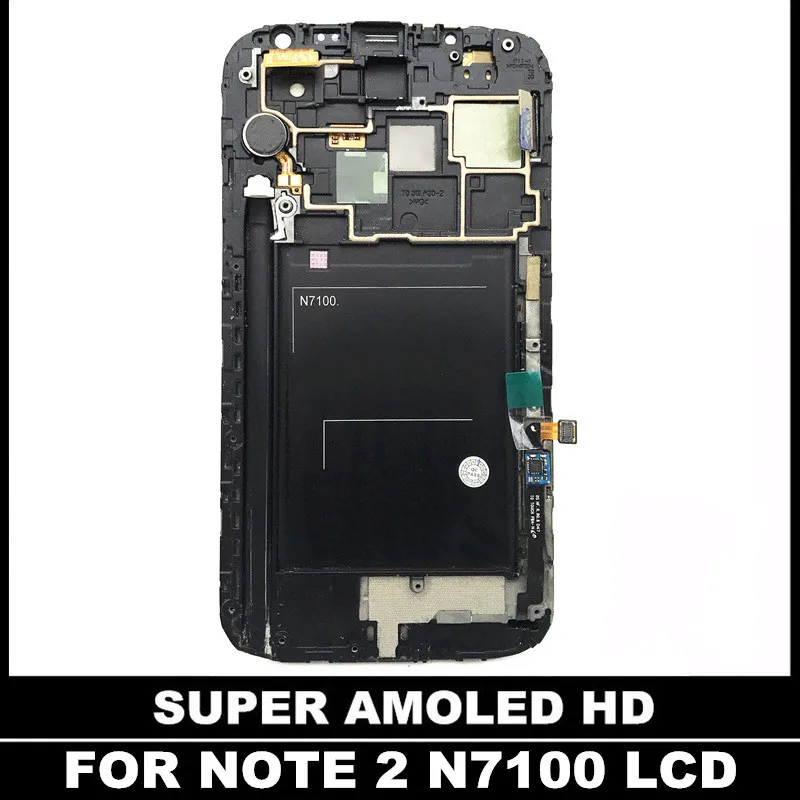 Для Samsung Galaxy Note2 Note 2 N7100 LCDS 100% протестированный рабочий супер AMOLED ЖК дисплей с