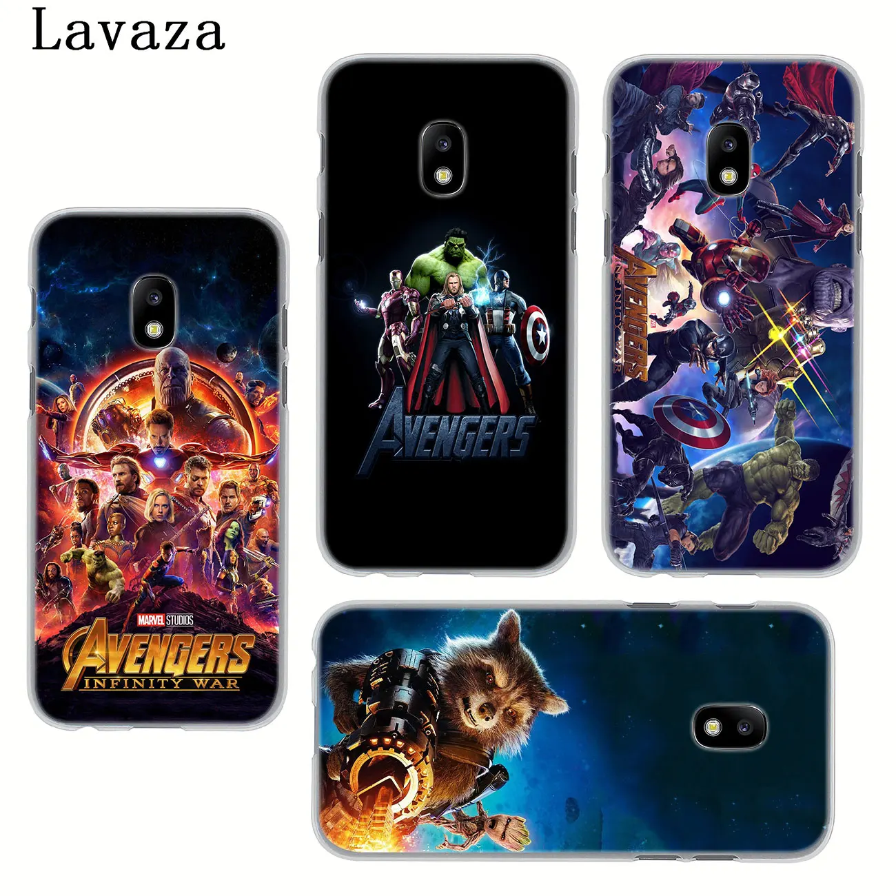 Lavaza Marvel Thanos логотип Мстители Endgame чехол для телефона Samsung Galaxy J8 J7 Duo J6 J5 J4 Plus 2018 2017 2016