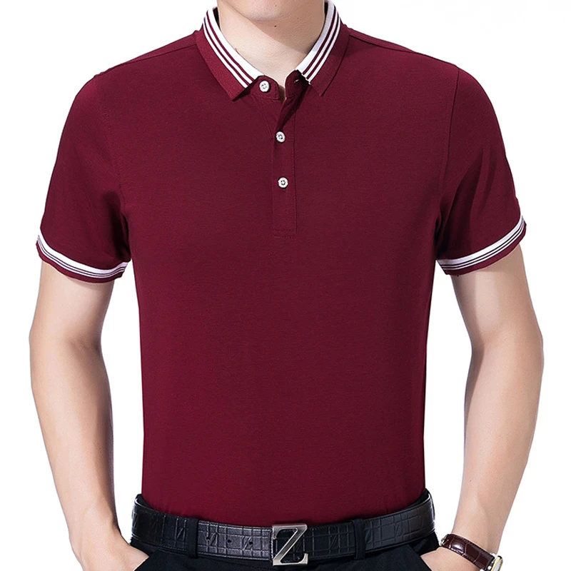 2019 Мужская Дизайнерская брендовая одежда с коротким рукавом Однотонная рубашка