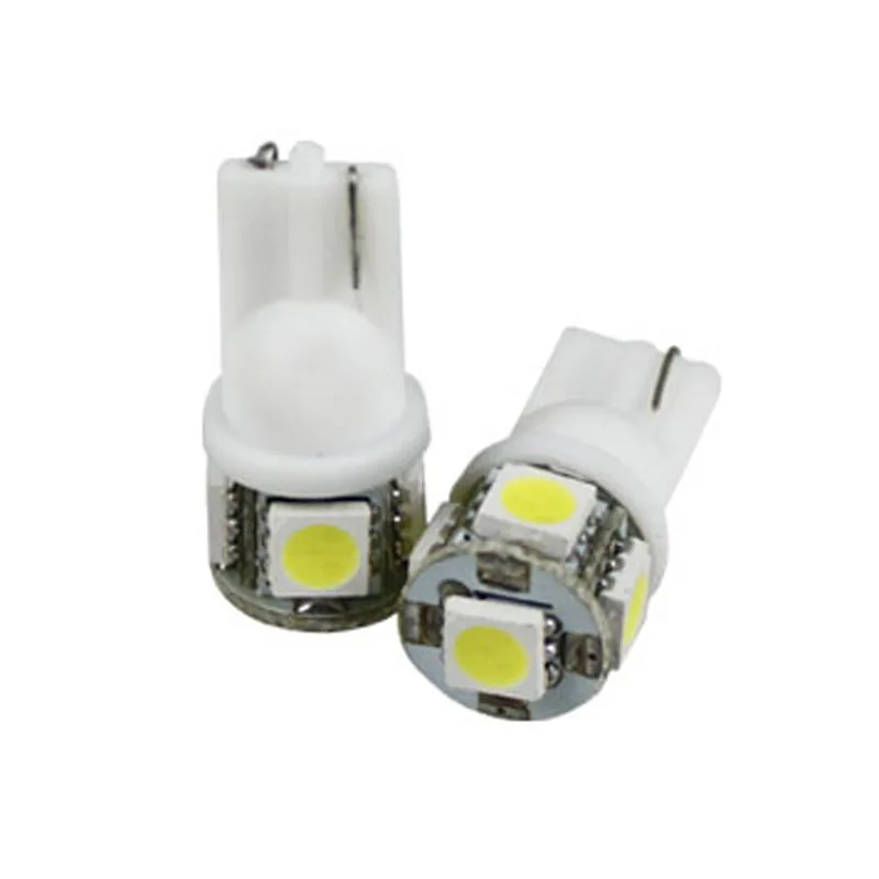 Laleyenda 20 штук T10 светодиодный W5W 5050 5SMD Автомобильный светодиодный Клин светильник 168 194 192 автомобиля Клин просвет светильник W5W сигнала внутренняя Светодиодная лампа 12V