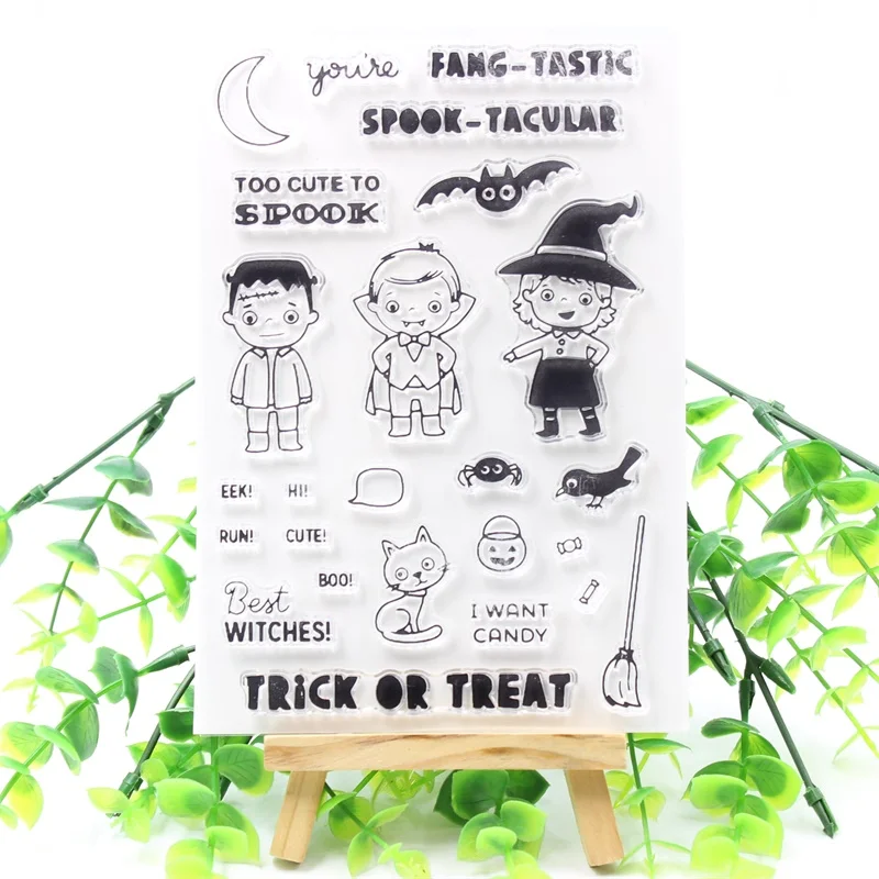 Прозрачные силиконовые штампы с наилучшими пожеланиями для рукоделия