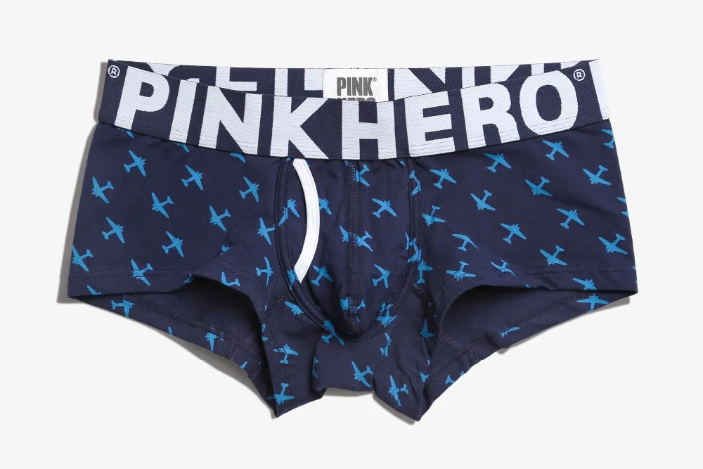 5 шт. Pink Heroes модное нижнее белье из хлопка, Для мужчин шорты-боксеры высокого качества Для мужчин трусы нижнее белье удобные так здорово