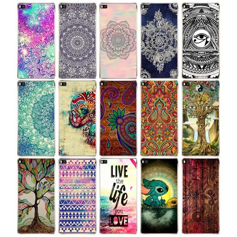 DREAMFOX M538 Mandala Flower Soft TPU Silicone Case Cover For Huawei P8 P9 P10 Lite Plus 2017 Honor 8 Pro 9 6X |