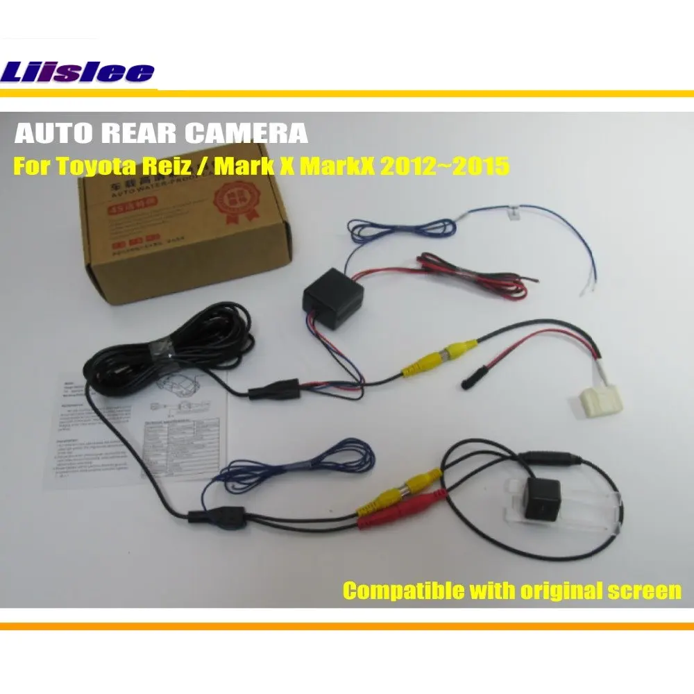 Комплект Liislee для Toyota Reiz / Mark X MarkX 2012 ~ 2015 RCA и оригинальный экран совместимый с
