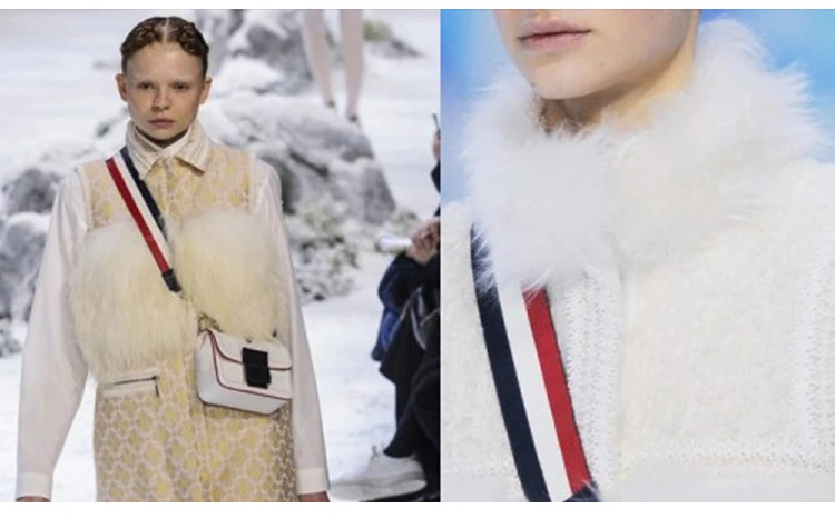 Новинка 2019 Сменный ремень в полоску со звездами из нейлона и спилка с отделкой от