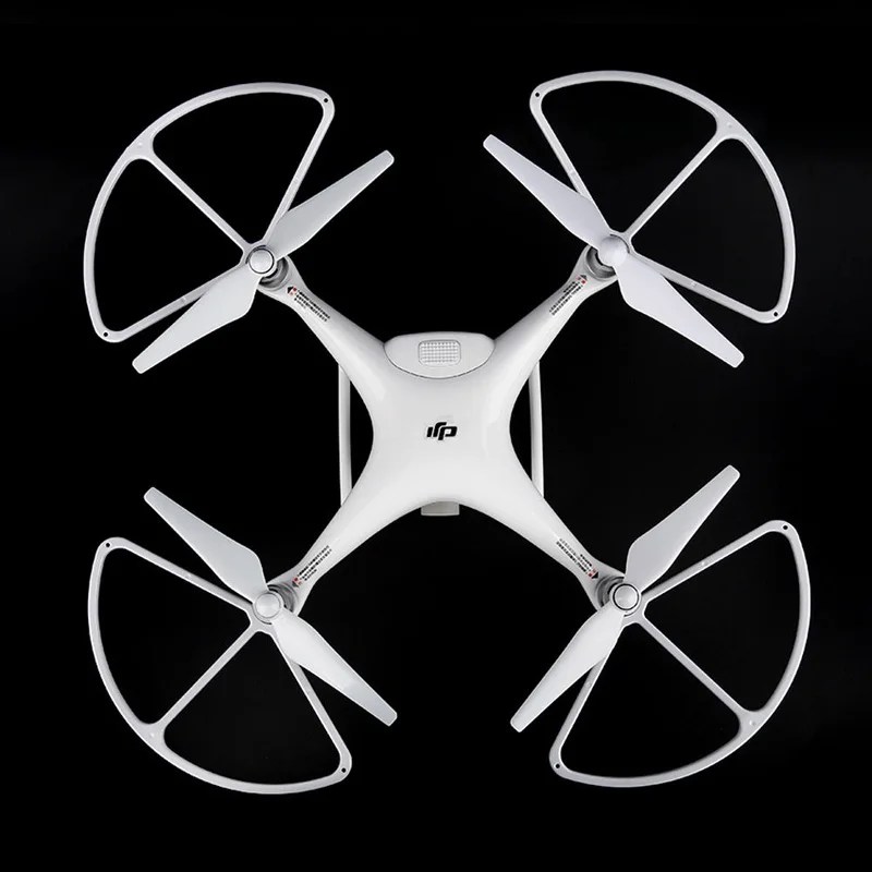 4 шт. DJI Phantom Professional Pro + Quadcopter Prop Guard-Quick Release Propeller Protector White Snap On/off | Электроника