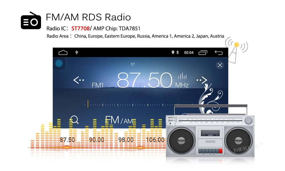 NaviFly Anroid8.1 4 ядра 32G rom 2G ram Автомобильный мультимедийный плеер для Toyota Prado 120 Land Cruiser 2004-2009 Lexus GX47 Поддержка OBD