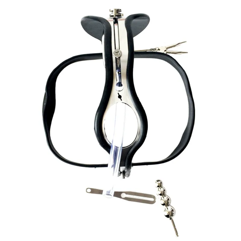 Пояс верности Мужской со съемной анальной пробкой из нержавеющей стали | Красота