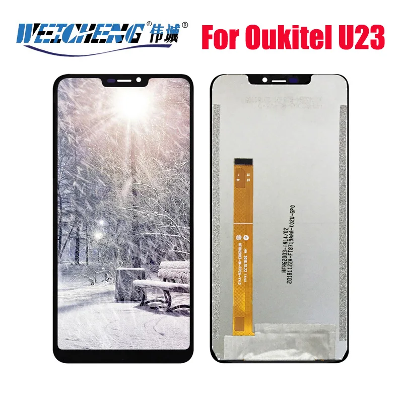 Для Oukitel U23 LCD дисплей и фотодетали с инструментами клеем для | Мобильные телефоны