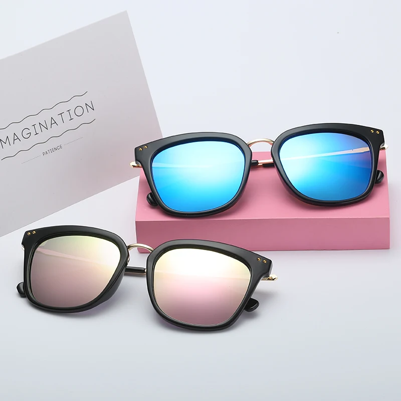 2018 New Fashion Square Polarized Sunglasses Women Men Vintage Man Shades Brand Designer Mirror Sun Glasses UV400 Oculos De Sol |
