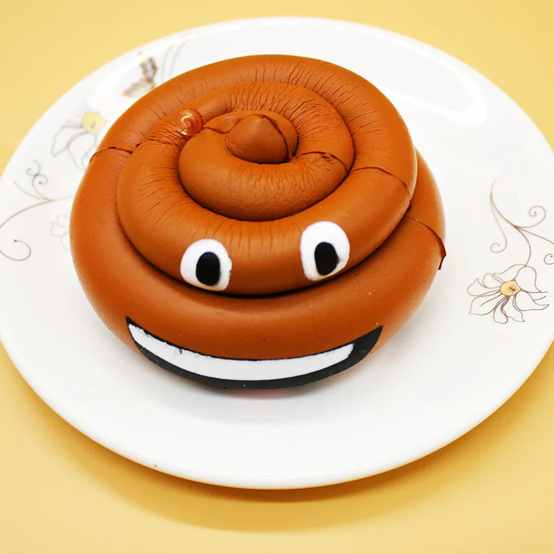 Новое поступление Детские медленно восстанавливающие игрушки Pinch Soft Poo Shits милые