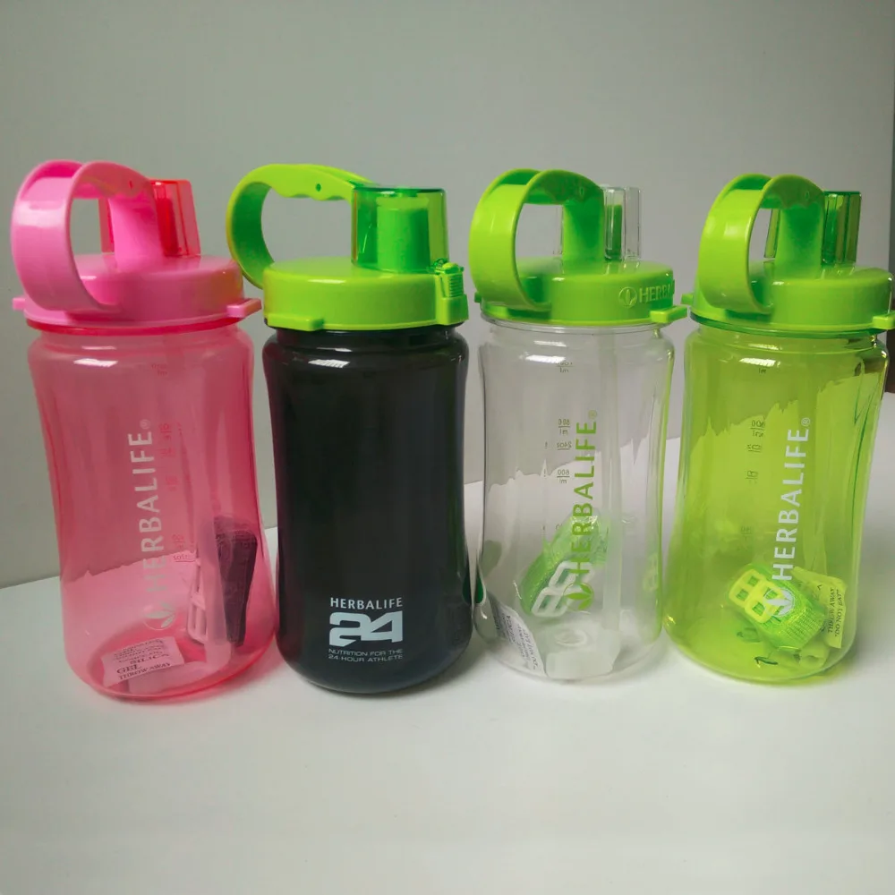 1L 2L большой бутылка для воды 1000 мл/2000 мл модный портативный Herbalife питание