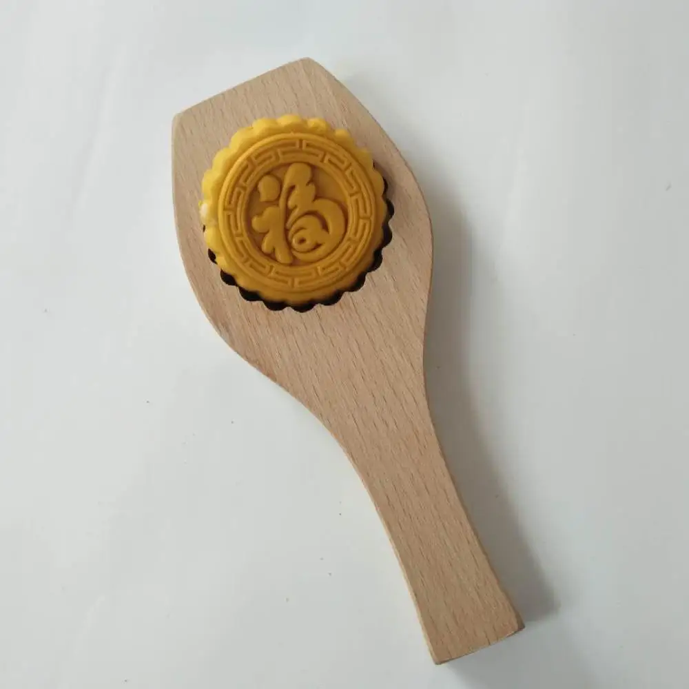Плесень Деревянный форма для теста для изготовления mung bean торт mooncake выпечки инструмент - Цвет: Армейский зеленый