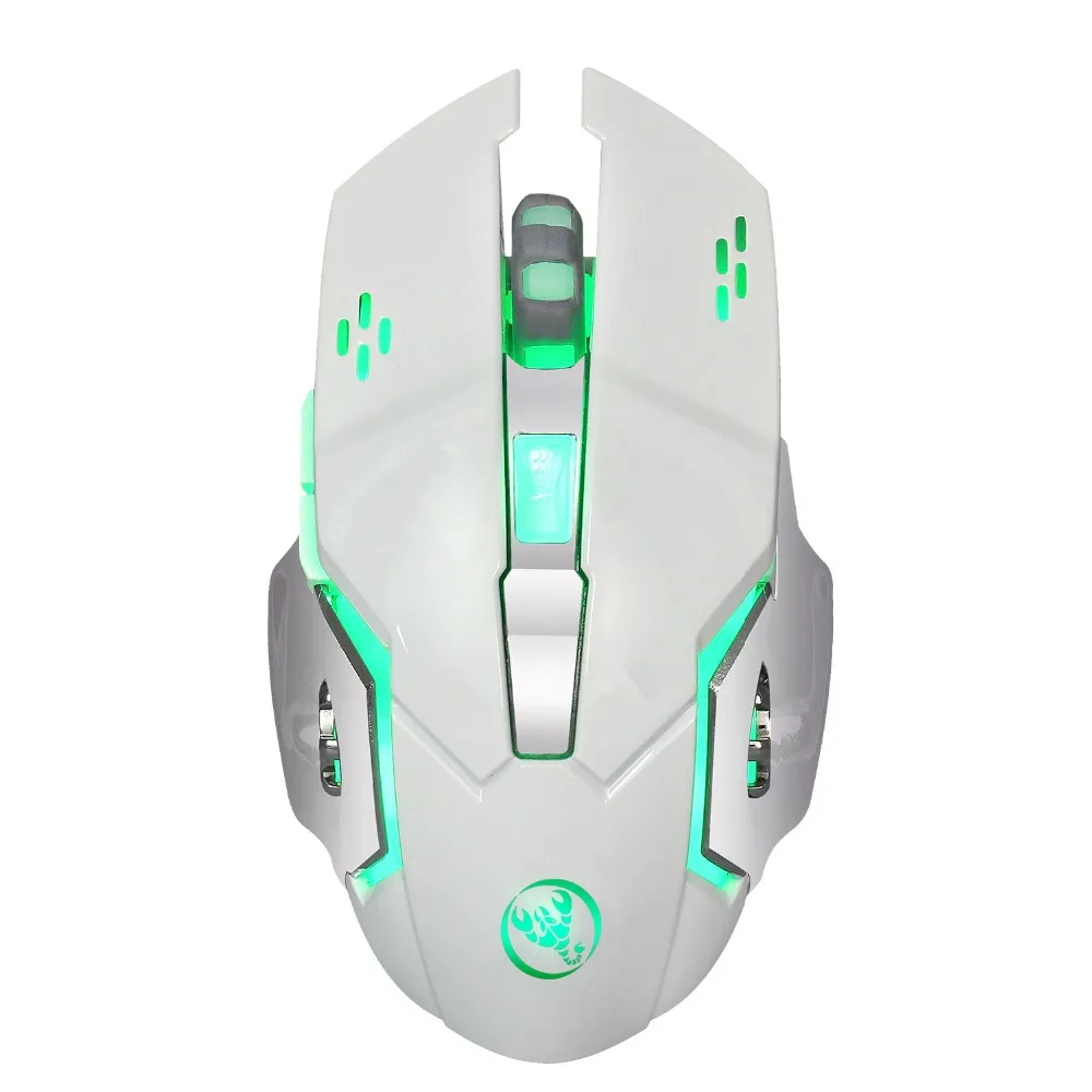 M70 2.4Ghz Wireless Mouse Rechargeable Optical Backlit 2400DPI Metal Mice Game USB Ergonomic Air for Laptop Computer Mac | Компьютеры и