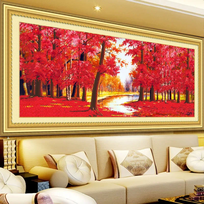 QIANZEHUI DIY Diamond Embroidery Round Fortune Mangroves Full rhinestone 5D painting cross stitch needlework | Дом и сад