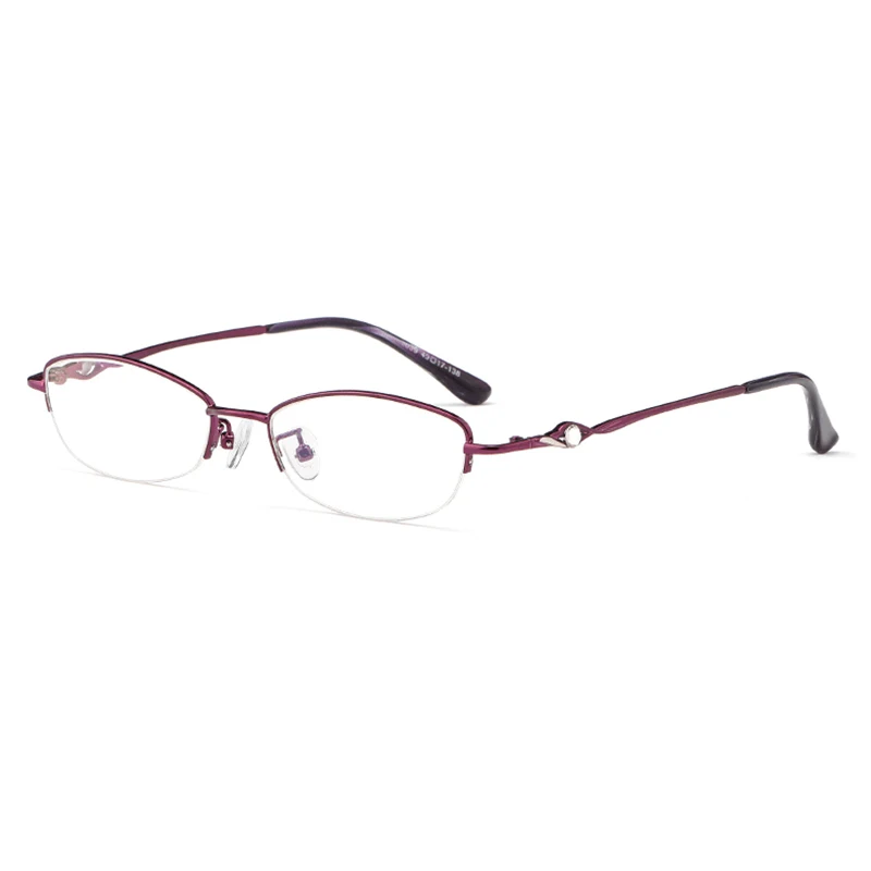 Стразы, очки для чтения, Для женщин Gafas de Lectura оправы очков модные очки+ 50+, защита от ультрафиолета, 75 100 125 150 175 200 250 300 350 400 - Цвет оправы: Фиолетовый