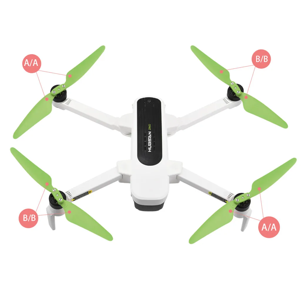 2 пара пропеллеров + зажим пропеллера запасные части для Hubsan H117S Дрон Новое