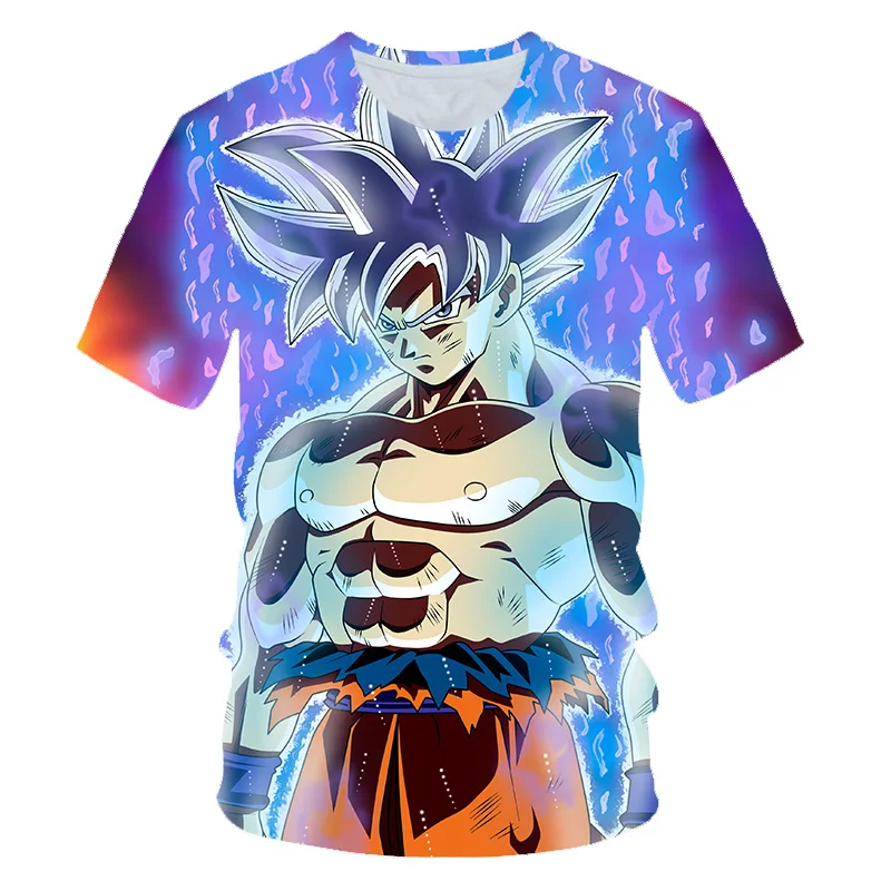 Dragon Ball Z футболки для мужчин Летняя мода 3D принт Супер Saiyajin Сон Гоку черный Zamasu Вегета дракон футболка Топы корректирующие