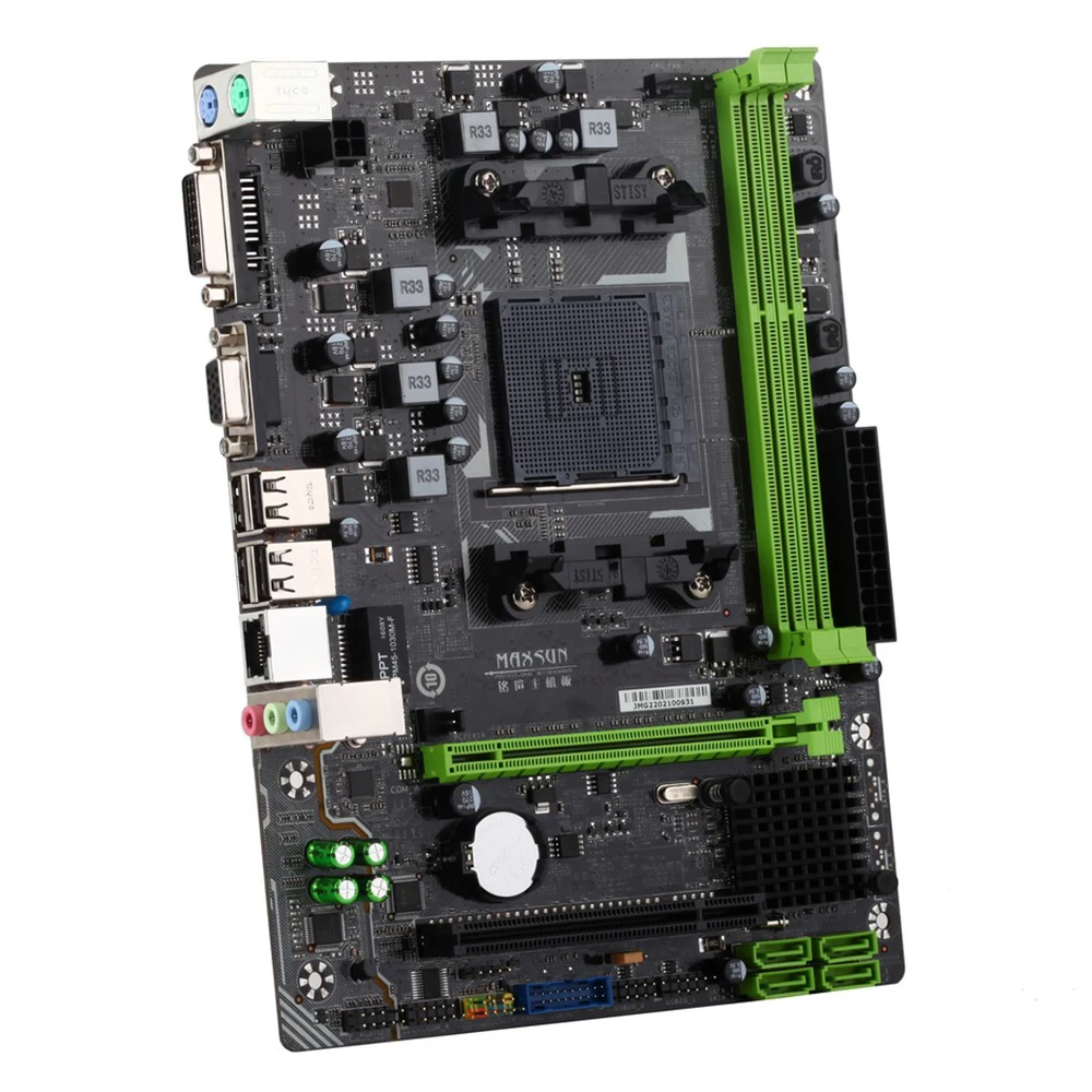 Новый MAXSUN A68GL все твердые M.2 материнская плата mATX DVI + HDMI двухканальный DDR3 1866/1600 МГц