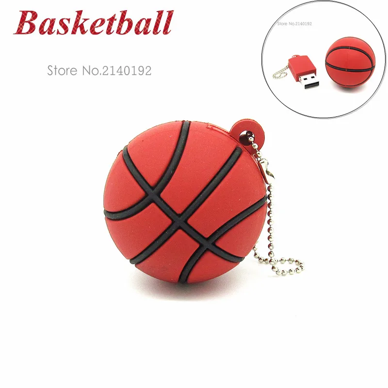 Мультяшный баскетбольный usb флеш накопитель 4 ГБ 8 16 32 Спортивная карта памяти