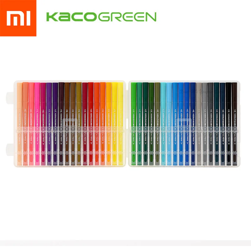36 цветов, Xiaomi Mijia KACO, двойная головка, водная цветная ручка, набор для рисования, письма, Xioami, цветная, полная ручка