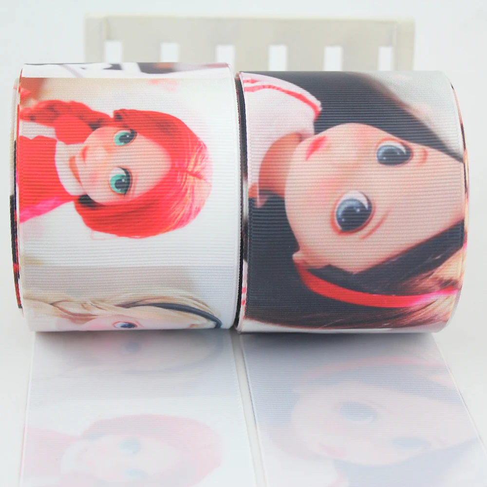 

Glowing pink printed grosgrain ribbon high quality gift packaging ribbons Sewing Accessories Fabric DIY Supplies Apparel Tape