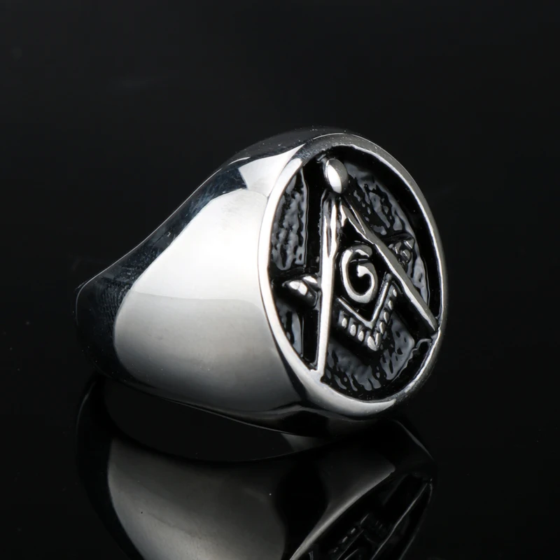 MQCHUN винтажные масонские кольца символы для мужчин в стиле хип хоп панк масонское