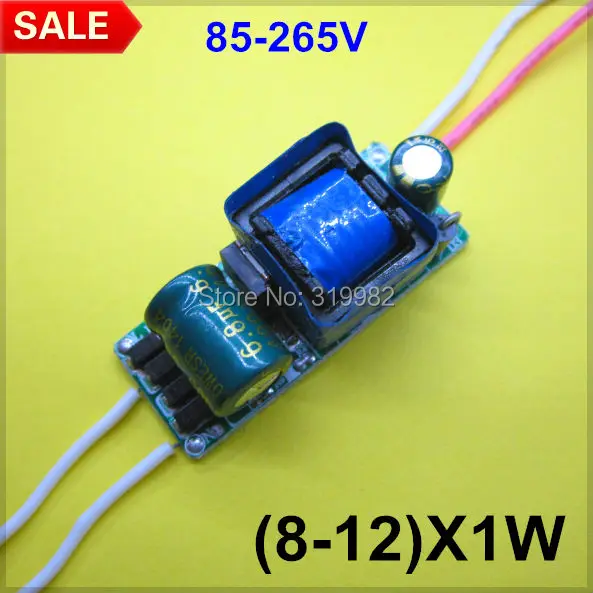 20 шт./лот LED 8-12X1W трансформатор лампы DIY высокой мощности Драйвер для 8 Вт 9 10 11 12