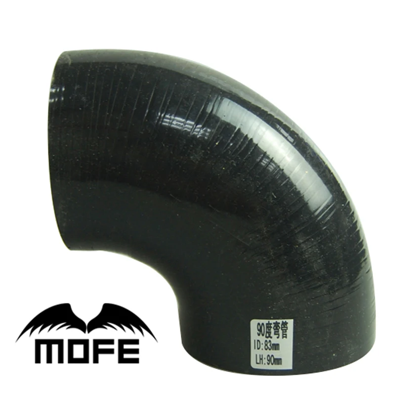 Mofe голубой 5pcs 3 27 "83mm 3ply 90 Degree силиконовая Соединительная муфта шланга |