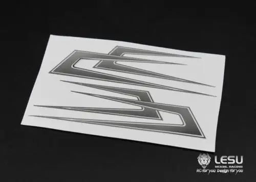 LESU логотип наклейка для 1/14 Тамия DIY RC трактор Sca грузовик K019 3 TH04824|Детали и