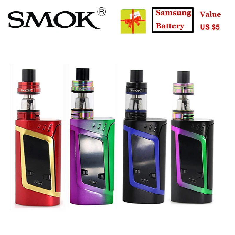 Оригинальный SMOK Alien комплект 3 мл TFV8 Baby Beast Tank 220 Вт Vape мод с батареей электронная