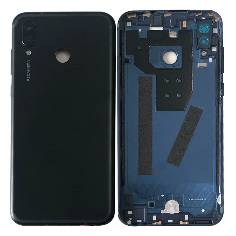 Чехол Axisinternational для 6," huawei Honor Play, металлическая задняя крышка для батареи, корпус+ рамка для камеры+ стеклянный объектив+ боковые клавиши
