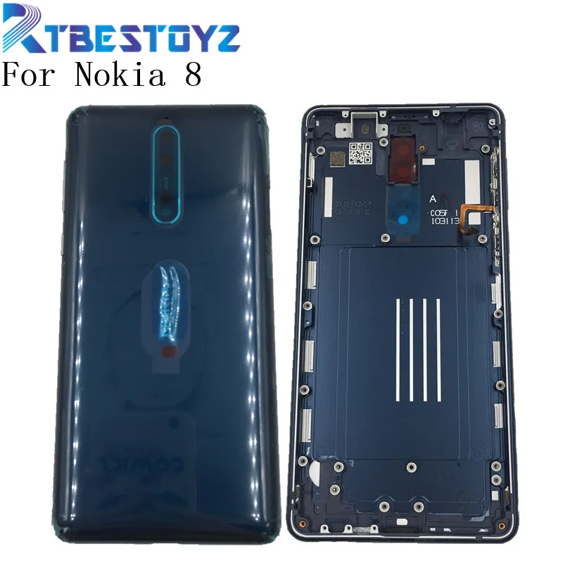 Высококачественная новая Оригинальная Крышка батарейного отсека для Nokia 8 задняя