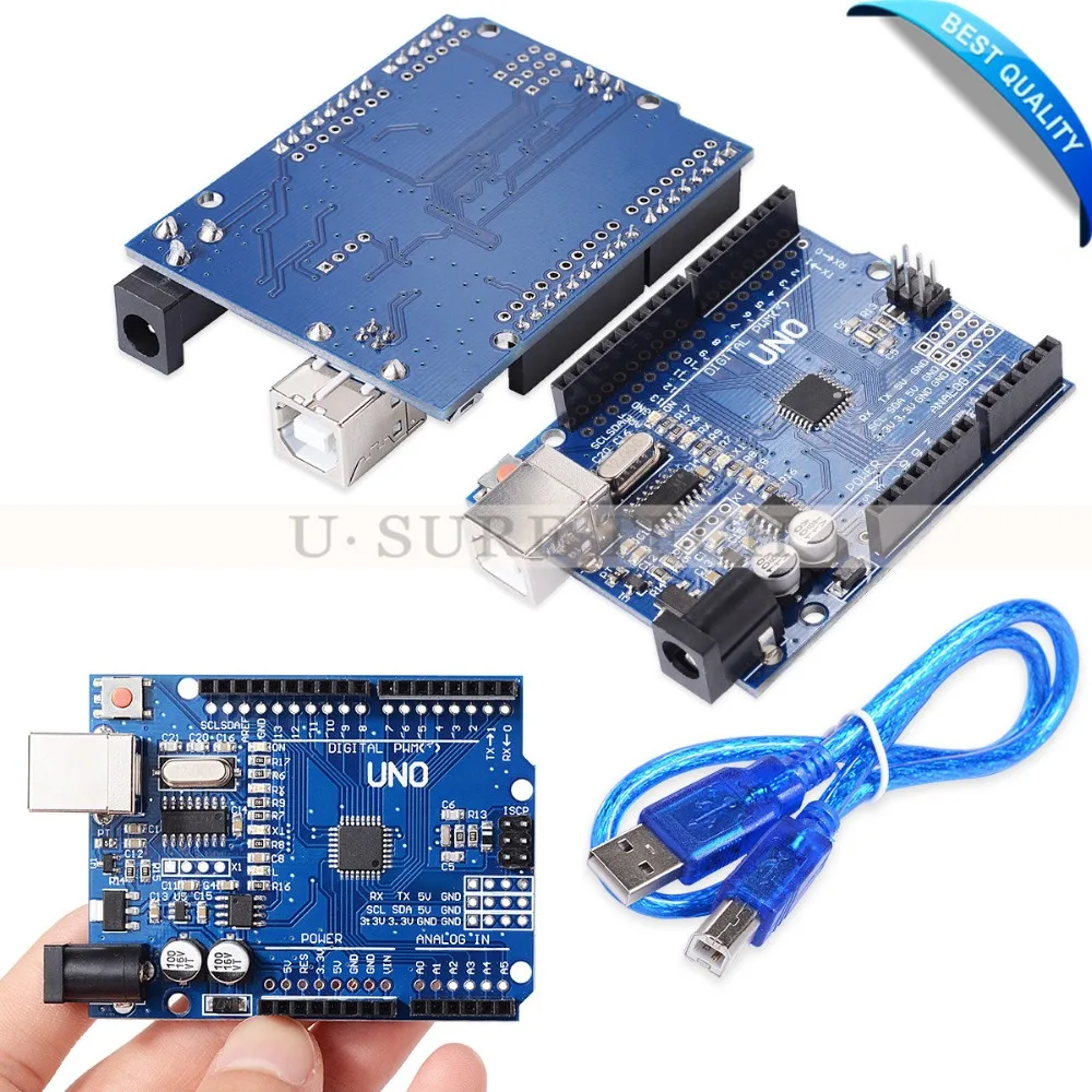 Best качество UNO R3 MEGA328P ch340g для Arduino совместим с USB кабель|uno r3|uno r3 mega328puno mega328p |