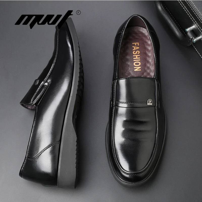Мужские классические туфли размера плюс 48 кожаная обувь с микрофиброй