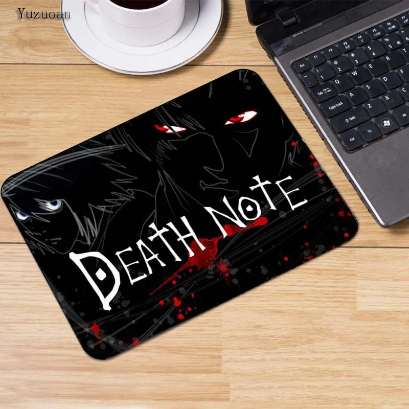 Yuzuoan Death Note популярный аниме игровой прямоугольный Силиконовый прочный коврик
