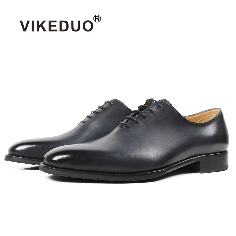 Vikeduo 2020 новая дизайнерская обувь ручной работы модная серая Свадебная мужская