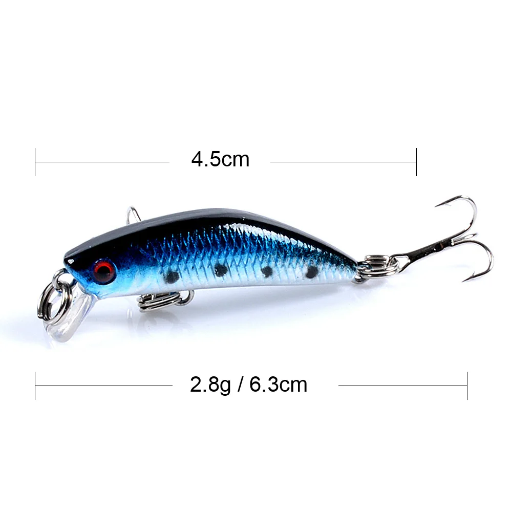 4.5cm Biwvo приманка гольян приманка для морской рыбалки кальмары Джиги Shad Спиннер приманка маленькие рыбы 2,5 см 7,5 см воблер Товары для рыбалки жесткая мишура - Цвет: 4.5cm