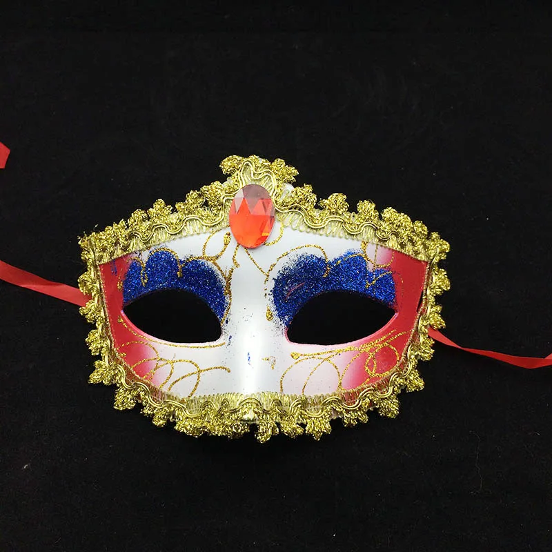 Красивая пудра с алмазным блеском Женская кружевная Цветочная маска для глаз