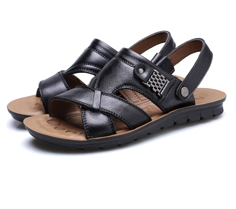 Новинка 2019 года модные летние мужские сандалии вьетнамки повседневные пляжная