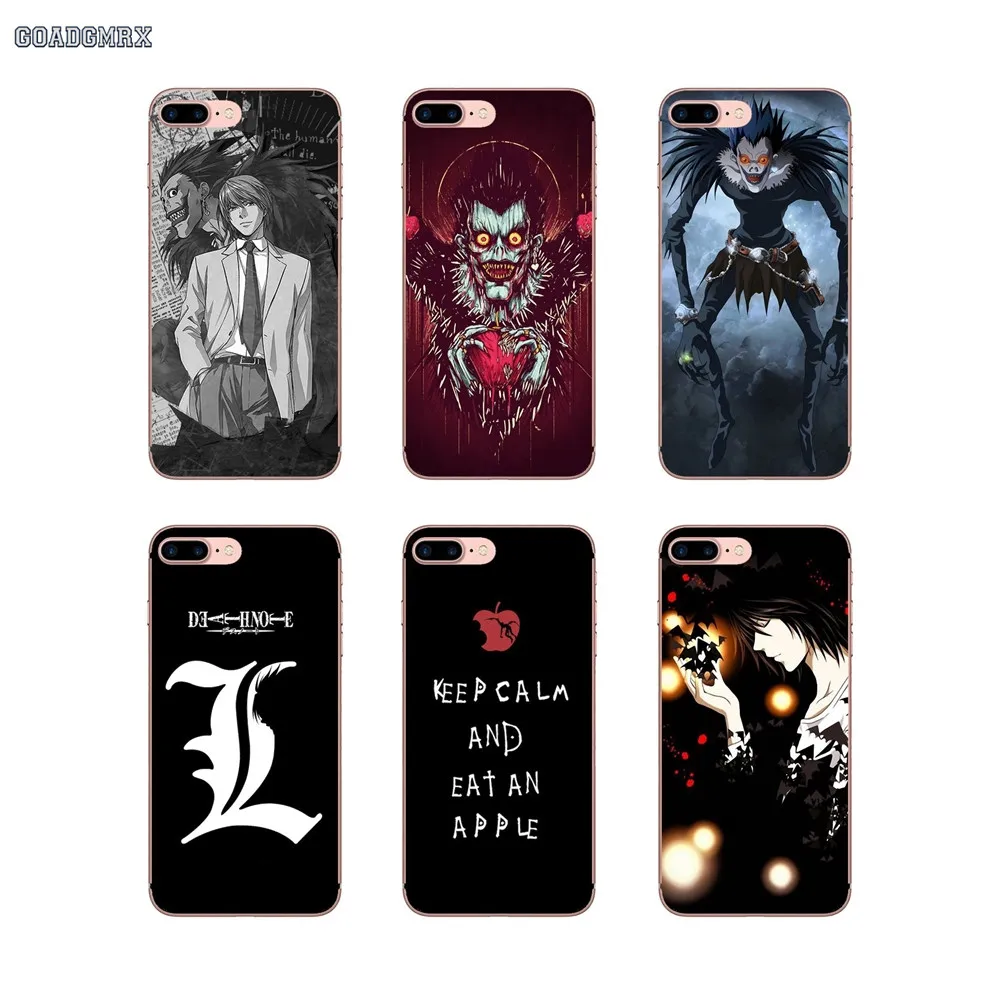 Мягкий прозрачный чехол для Huawei P Smart G7 G8 P7 Mate 10 P20 Pro P8 P9 P10 Lite Mini GR5 2017 Death Note Ryuk Anime