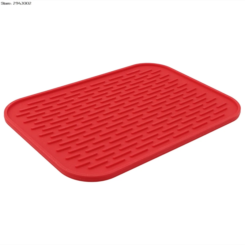 Silicone Holder Mat Kitchen Heat Non-slip Resistant Trivet Pot Tray Straightener | Дом и сад