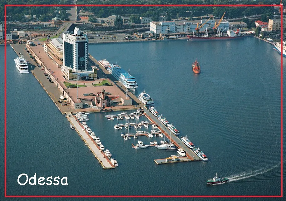 Декоративный подарок магниты для Фото 78*54*3 мм Одесса сувенир на холодильник